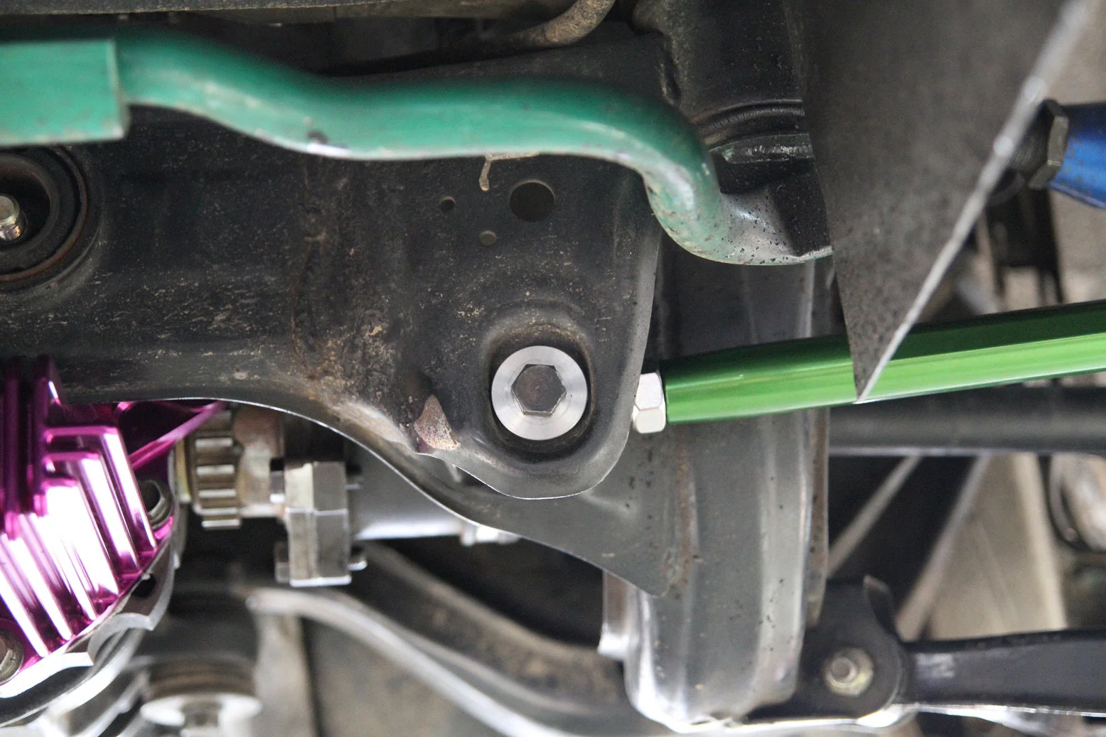 S13 240sx/R32 Eccentric lockout kit (non HICAS equipped vehicles) - Image 3
