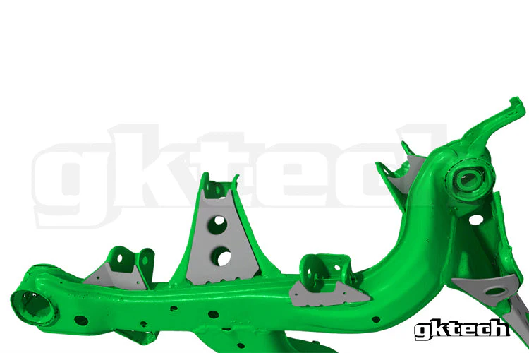 V2 S13 240sx/R32 GTS-T Skyline subframe weld in reinforcement plates - Image 5