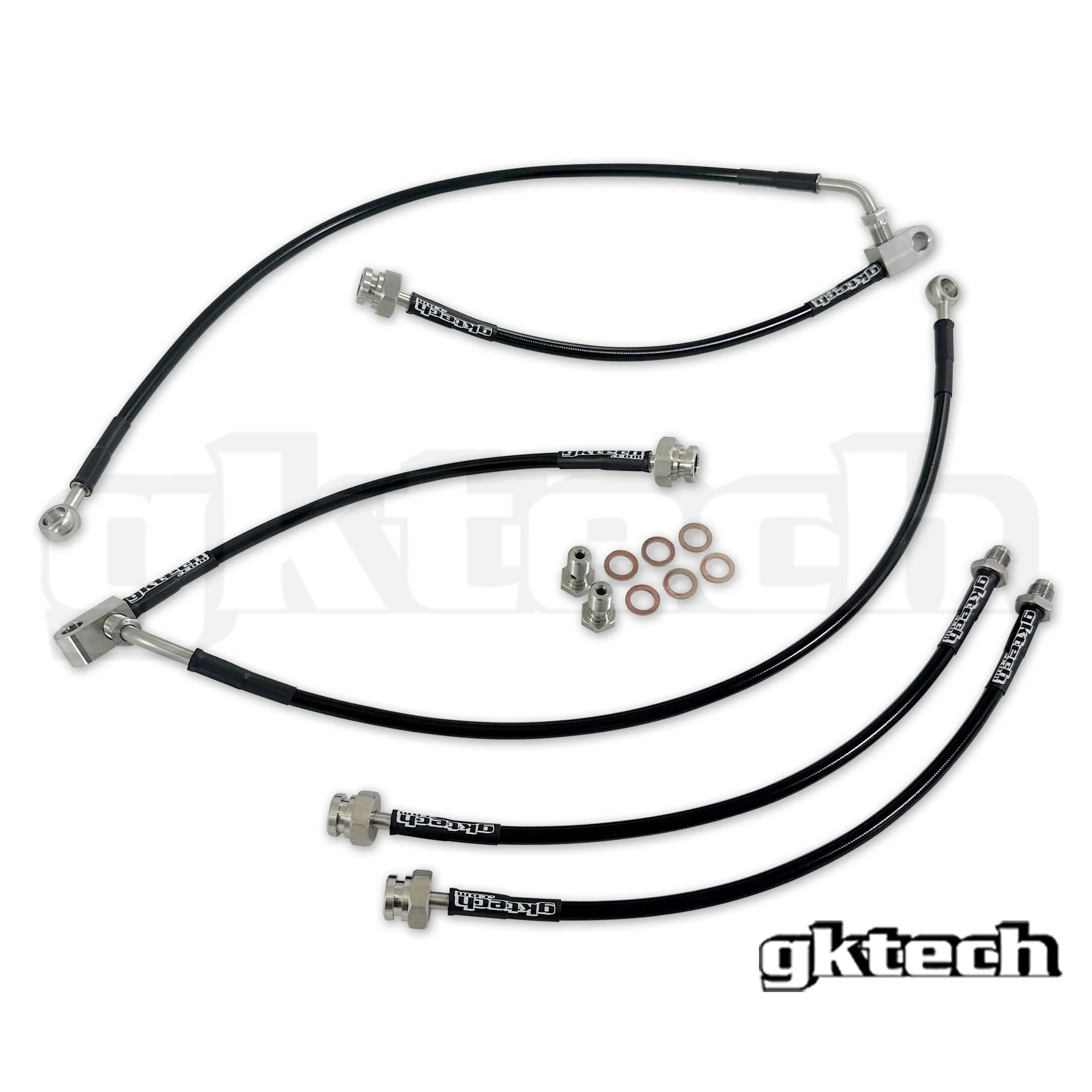 Z34 370z Braided brake line set - Image 2
